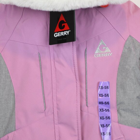 Gerry Girls Rouge Purple 3 in 1 Thick Puffy Jacket Set - Picture 15 of 16